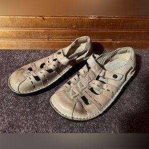 Alegria Light Tan / Beige Slip On Shoes